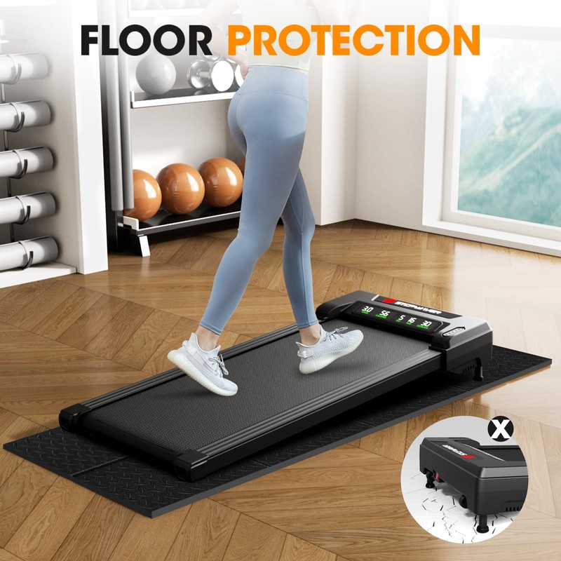 Stepwaver Walking Pad Mat for Carpet, Treamill Mat for Hardwood
