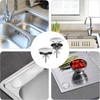 Pack of 2 Sink Kitchen Tap Hole Cover, Metal Sink
