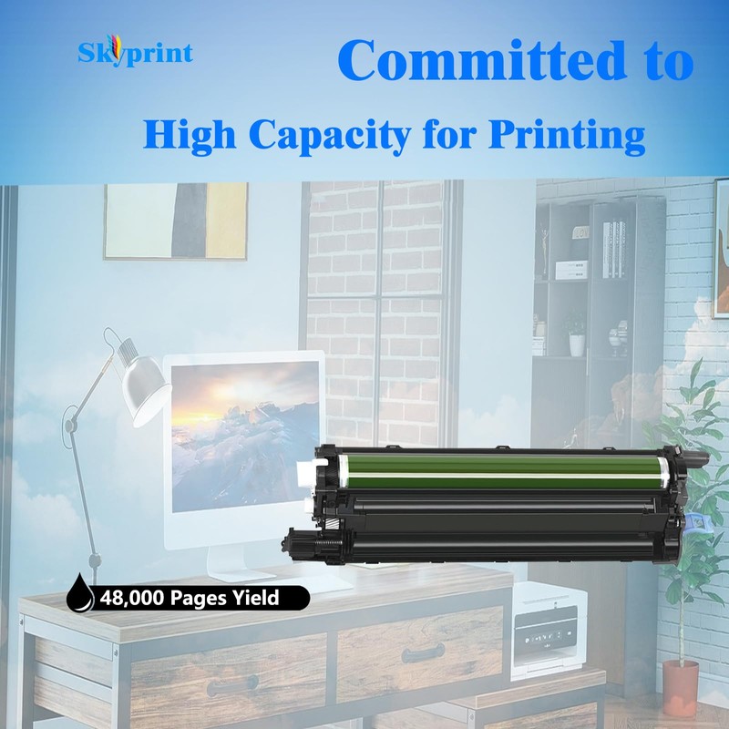 6510 6515 Drum Cartridge Black Compatible with Xerox 108R01420 Drum