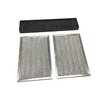 Microwave Grease & Charcoal Filter Set Compatible with LG Model