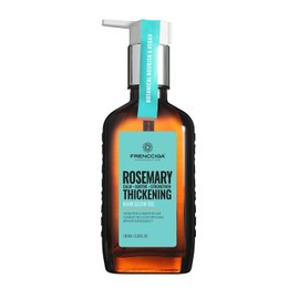 FRENCCIGA Rosemary Glow Oil for Hair, Rosmary Oil Hair Serum Treatment for Strengthening, Thickening & Adding Shine to Hair for Smooth, Frizz-Free Locks 100ml