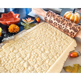 Thanksgiving Embossed Rolling Pin