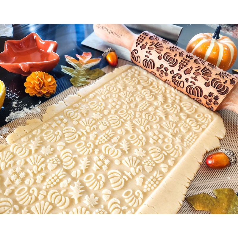 Thanksgiving Embossed Rolling Pin