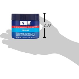 Ozium Air Sanitizer 4.5 oz Gel: Odor Eliminator for Strong Odor, Car Air Freshener (Original, 1 Pack)