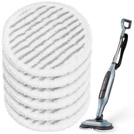 Mellbree Replacement Steam Mop Pads Compatible with Shark S6002UK 6Pcs, Reusable Steam Mop Compatible with Shark S6002UK S7201UK