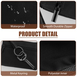 Amaxiu Genuine Leather Mini Coin Purse, black, Classic