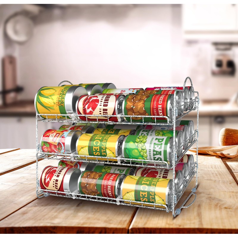 Utopia Kitchen Can Organizer - Stackable Storage Rack Holds up