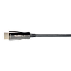 MAXTRACK Active HDMI® Fibre Optic Cable with Ethernet C508-20ML - HDMI 2.0, 4K UHD, 4K @ 60Hz, 3D, HDR, HDCP 2.2, YUV 4:4:4, with Optical Converter, Up to 100 m Range