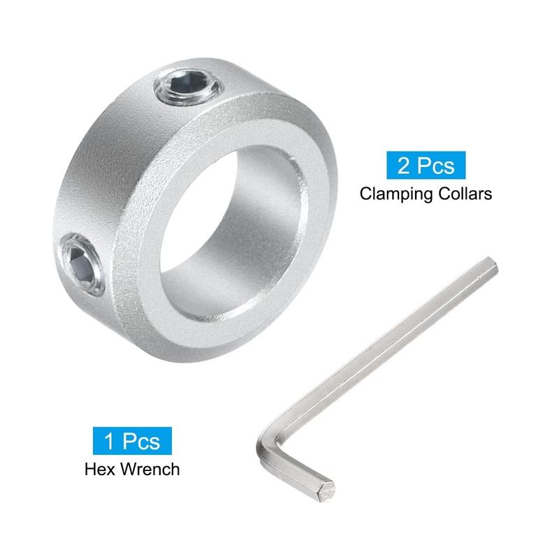 QUARKZMAN Split Wave Collar Set for 16 mm Shaft, 2
