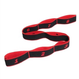 xingmo Stretch Strap Stretch Band With Multi Loops Yoga Exercise Trainer Bands latin Band (Red)