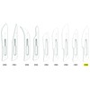 GIMA - Sterile Disposable Stainless Steel Blade No.24 Pack of