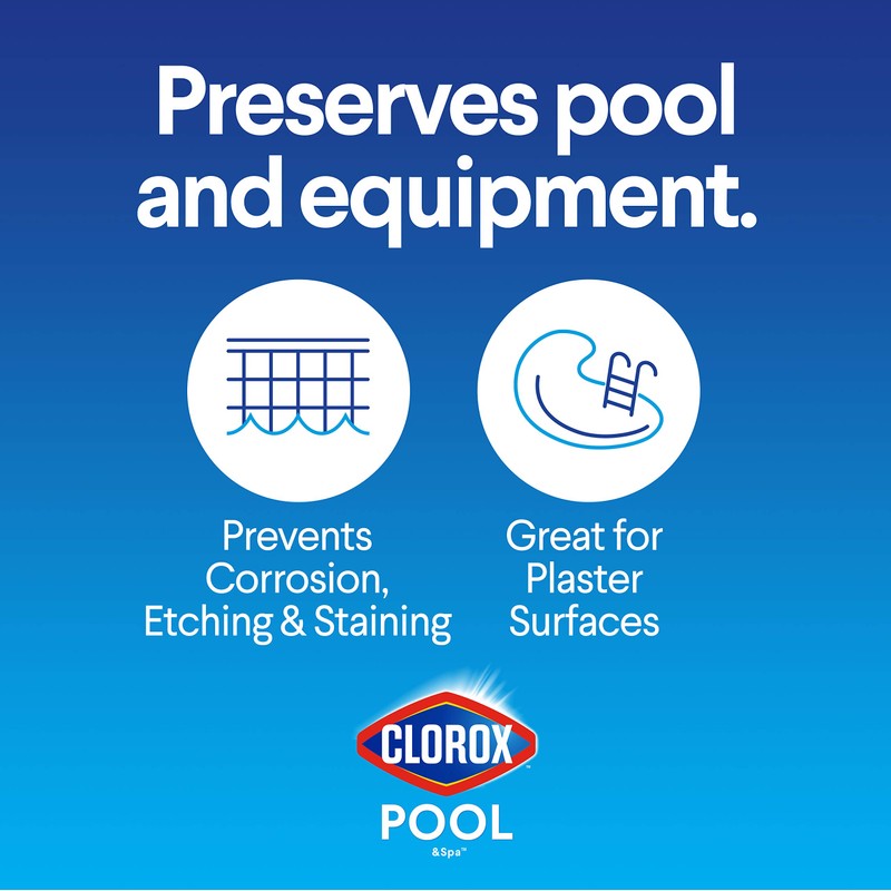 Clorox® Pool&Spa™ Swimming Pool Calcium Hardness Increaser, Prevents Corrosion, Etching