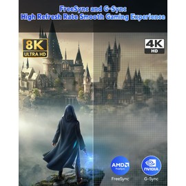 Zelcaum Displayport Cable 1.4, Display Port 1.4 Cable [8K 60Hz, 4K 144Hz, 2K 240Hz 165Hz 144Hz], Braided DP Cord 32.4Gbps DSC 1.2 HBR3 HDR HDCP FreeSync G-Sync, Gaming Monitor PC Laptop Graphics 30FT