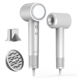 Hair Dryer, High-Speed Blow Dryer with 150,000 RPM Brushless Motor for Fast Drying, 500 Million Negative Ions Thermo-Control for Hair Care, Low Noise Lightweight w/Diffuser for Home Travel Salon