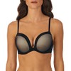 Le Mystere Infinite Possibilites Plunge Push-Up Bra 32G, Black