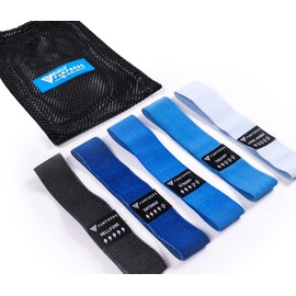 Pump Bros Premium Fitness Bands Set of 5 | Resistance Bands | Theraband | Loop Bands | Fitness Band for Home | Resistance Bands Set | Fitness Bands for Leg & Butt Training | Booty Sports, Yoga