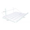Exhivit Repisa Exhibidor De Alambron P/panel Ranurado Paq /10pzs
