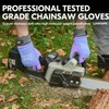 Vgo... Chainsaw Gloves 12-Layer Protection on Both Hands in Cowhide,