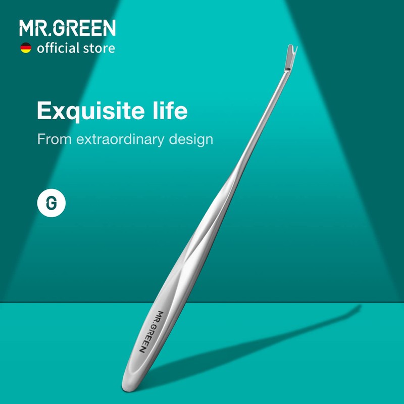 MR.GREEN Cuticle Pusher Dead Skin Remover Stainless Steel Manicure Tools