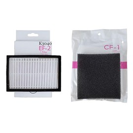 Replacement Filter Kit for Kenmore 200 + 400 Series Canister Vacuums. 1 K3040 [EF-2] HEPA Exhaust + 1 CF-1 Chamber. #'s (86880) 20-86880 MC-V194H KC38KBRMZ000 40320 86883 81002 UC487321 AC37KAKTZ000