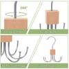 Niuoppy 2PCS 360°Swivel Belt Hanger for Wardrobe, Belt Hangers for