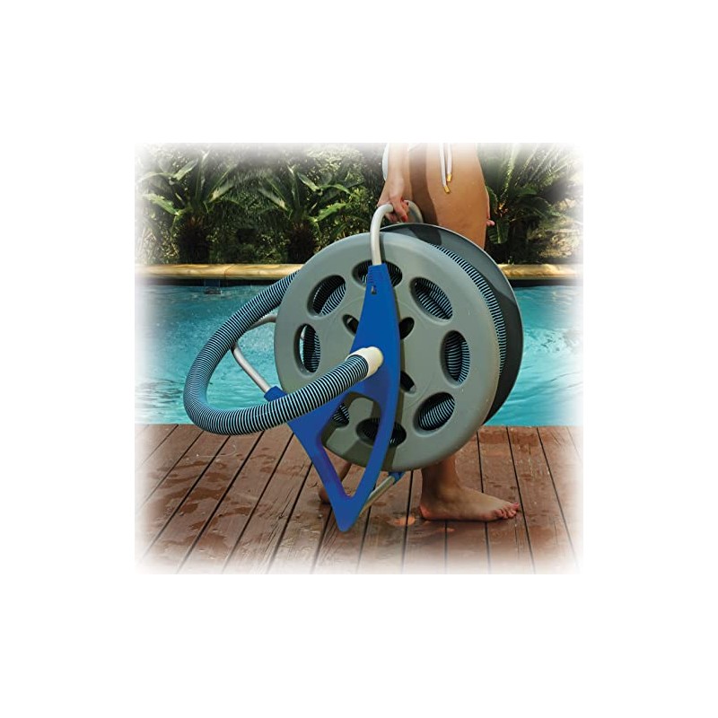 Kokido GEOS Portable Swimming Pool Vacuum Hose Storage Reel