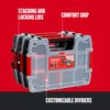 CRAFTSMAN Storage Organizer, Small Parts Organizer, 3-Packs with 10-Compartments, Lid