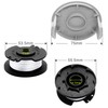 Uchidodo Thread Spools for Einhell GE-CT 18 Grass Trimmer, Pack