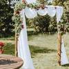 Wedding Arch Draping Fabric, 1 Panel 28" x 19Ft White
