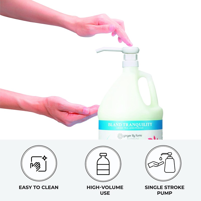 Ginger Lily Farms Premium Gallon Pump, Dispenses One Ounce Per