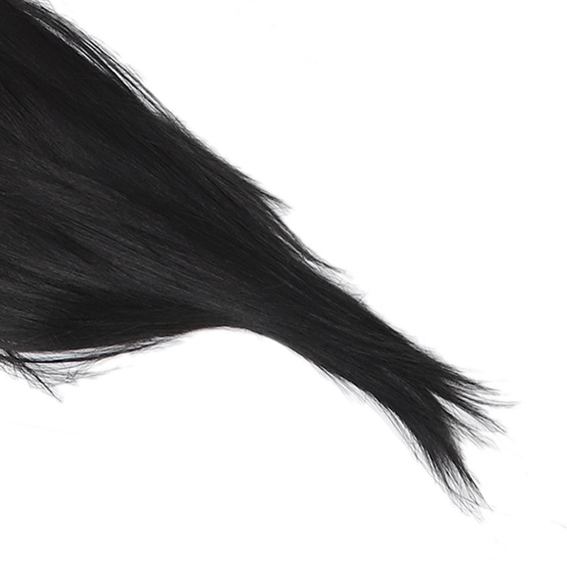Black Long Straight Wig Women Hair Wig Comfortable Black Wig