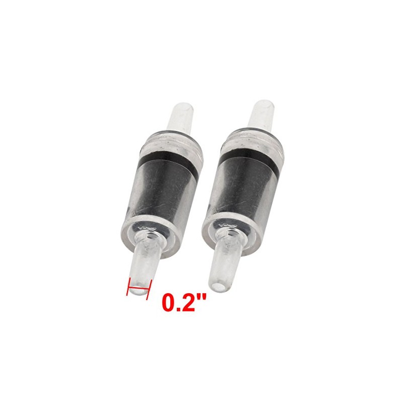 sourcing map Plastic Aquarium Air Pump Unlockable Check Valves Pack