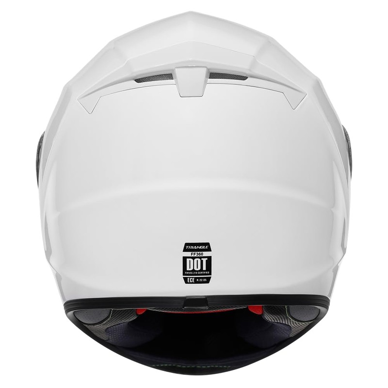 TRIANGLE Full Face Motorcycle Helmet with Extra Tinted Visor for