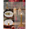 Electric Taper Window Candle Lamps (Set of 2), Plug-in LED