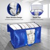 BALEINE 4-Pack Oversized Moving Bags with Reinforced Handles, Heavy-Duty Storage