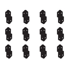 Simpson Strong-Tie APDJT2-6 Outdoor Accents Mission Collection 5 in. ZMAX, Black Powder-Coated Deck Joist Tie for 2X (Pack of 12)