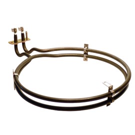 Place4parts Compatible Fan Oven Element for Bosch Neff Siemens 2500W ONE STUD 2 TURN 083517