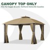 JANCANOPY 10X12 Replacement Gazebo Top for Eagle Brooke Gazebo Model