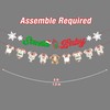 Christmas Santa Baby Banner Set, Santa Baby Glitter Text with