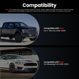 Hsingach Fuel Injectors 8Pcs Compatible with Ford F-150 5.0L 2018 2019 2020,for Mustang 5.0L 2018 2019 2020 2021 2022 2023,6 Holes,JR3Z9F593A