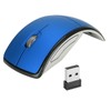 Folding Mouse, 2.4G Arc Mouse with USB Receiver, 1600DPI Adjustable