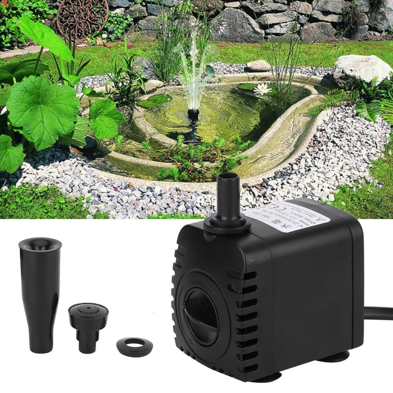 Plastic 3 in 1 600L/H 8W Aquarium Fish Tank Submersible