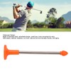 Golf Cutting Direction Indicator Orange 2 Sections Telescopic Golf Alignment
