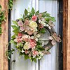 23" Spring Wreath, Floral Wreath, Blushing Butterfly Meadow Wreath, Door