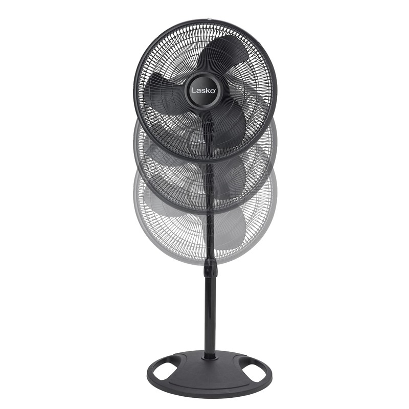 Lasko 2521 16 Inch 3-Speed Quiet Adjustable Tilting Wide-Area Oscillating