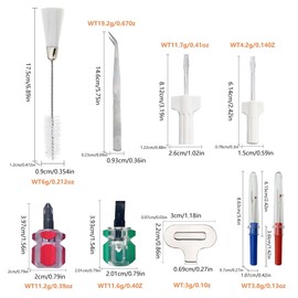 9 PCS Sewing Machine Cleaning Kit, Repair Machine Sewing Accessories Household Sewing Machine Double Head Cleaning Tool to Boost Machine Sewing Performance