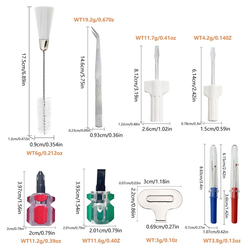 9 PCS Sewing Machine Cleaning Kit, Repair Machine Sewing Accessories