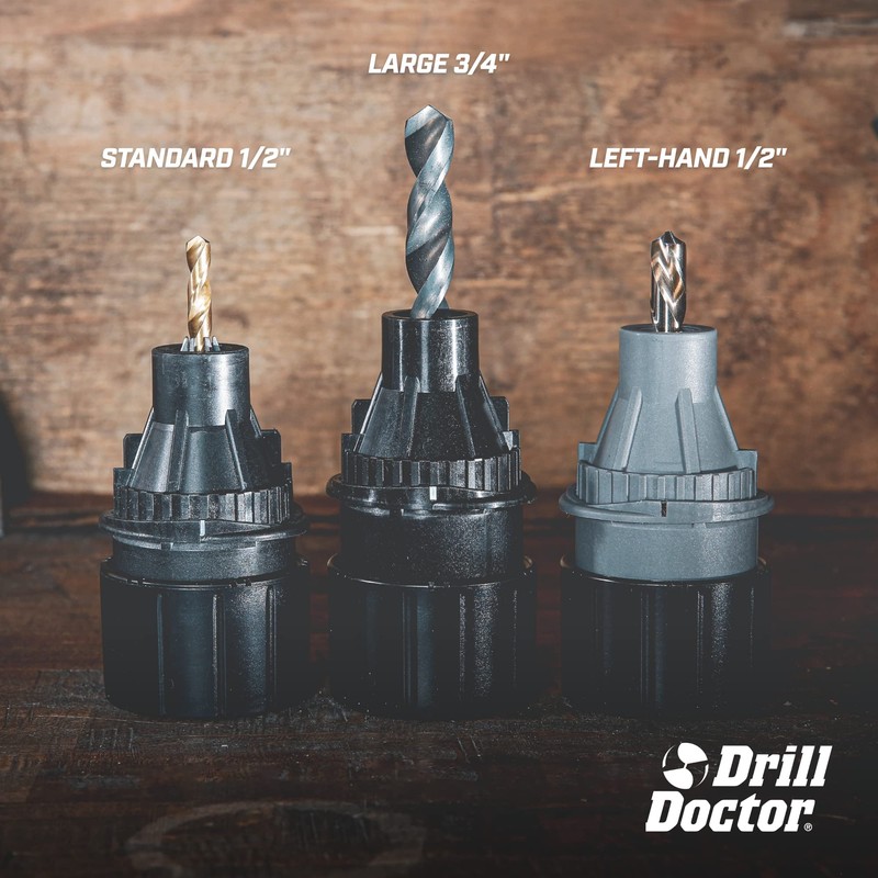 Drill Doctor Large Bit Chuck Sharpen 3/32" to 3/4" Bits