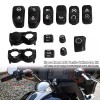Unbranded Black Hand Control Switch Housing Button Cap Fit for
