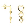 SOFIA MILANI - Women's Earrings 925 Silver - Heart Earrings,